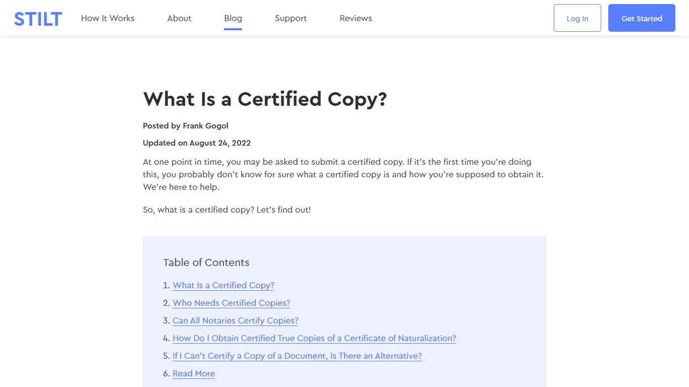 COMPLETE guide to certified copies in the U.S. [2022] - Stilt Blog