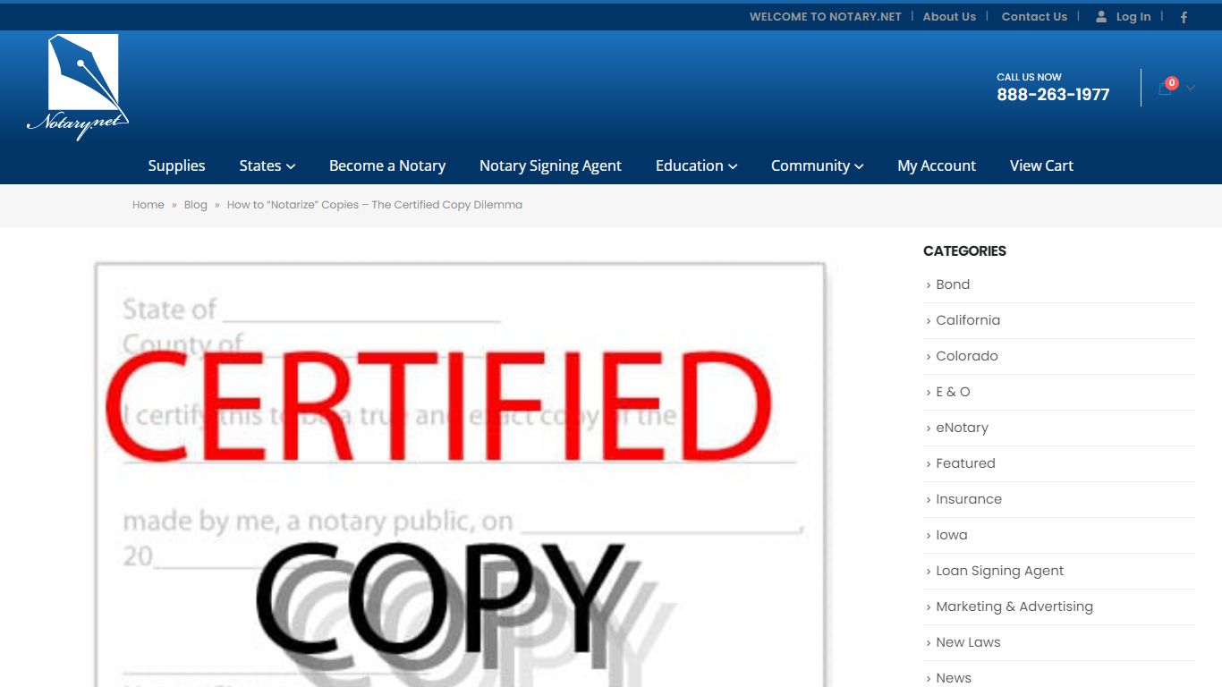 How to “Notarize” Copies – The Certified Copy Dilemma